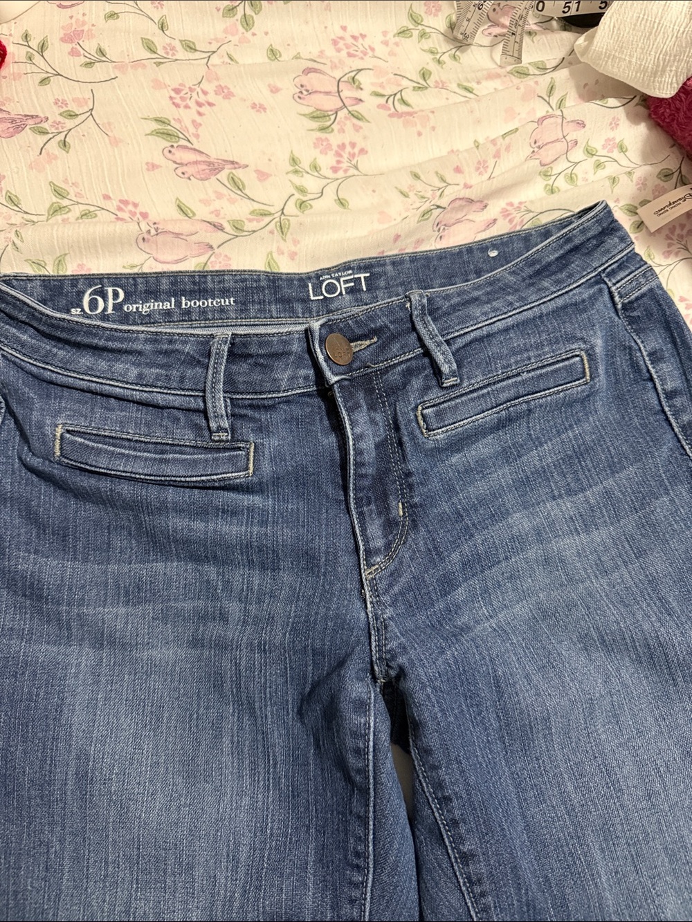 LOFT Women's Medium Blue Bootcut Jeans